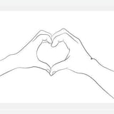 Cuadro Hands series - I love you