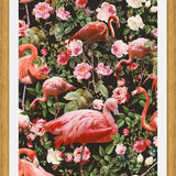 Cuadro Floral and Flamingo Pattern