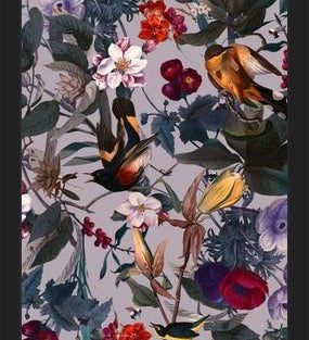 Cuadro Floral and Birds XL