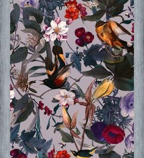 Cuadro Floral and Birds XL