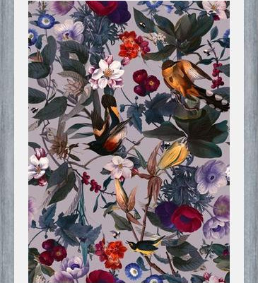Cuadro Floral and Birds XL