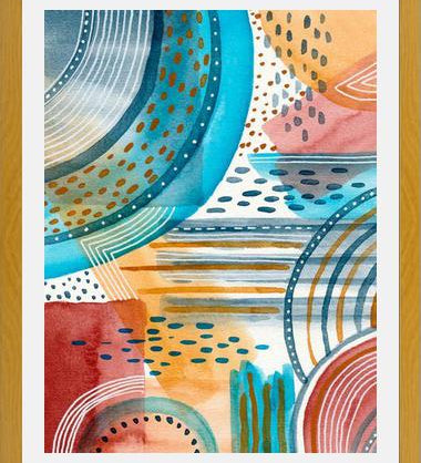 Cuadro Watercolor improvisation 05