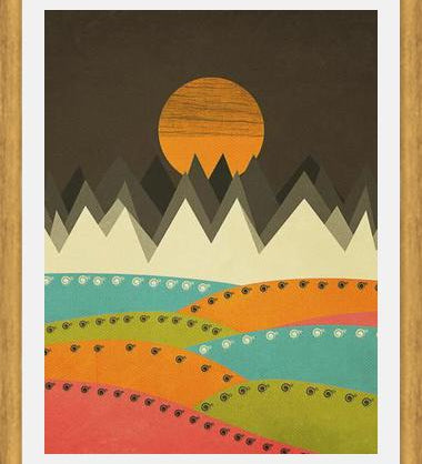 Cuadro Geometric landscape 07