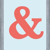 Cuadro Ampersand Baskerville Orange