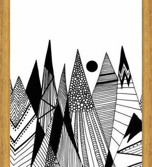 Cuadro Patterns in the mountains II