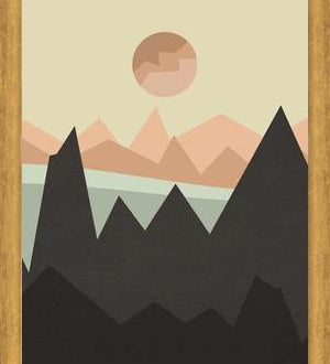 Cuadro Geometric landscape 03