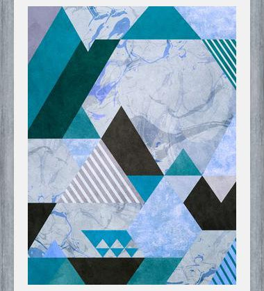 Cuadro Set of Triangles