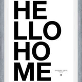 Cuadro Hello Home White