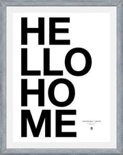 Cuadro Hello Home White