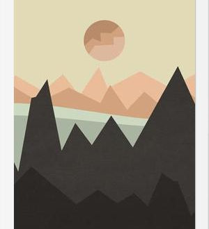 Cuadro Geometric landscape 03