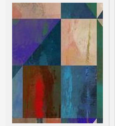 Cuadro Géométrique très coloré 1