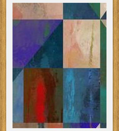 Cuadro Géométrique très coloré 1