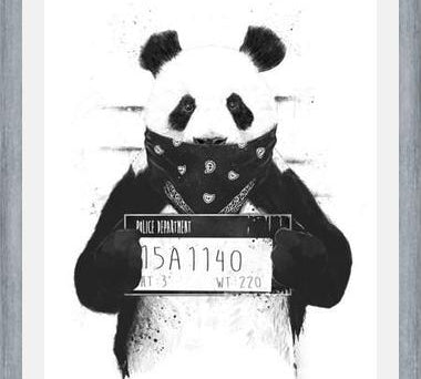 Cuadro Bad Panda