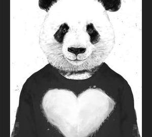 Cuadro Lovely Panda