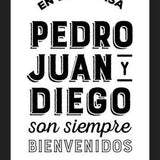 Cuadro Pedro Juan y Diego White
