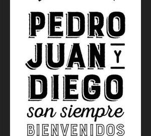 Cuadro Pedro Juan y Diego White