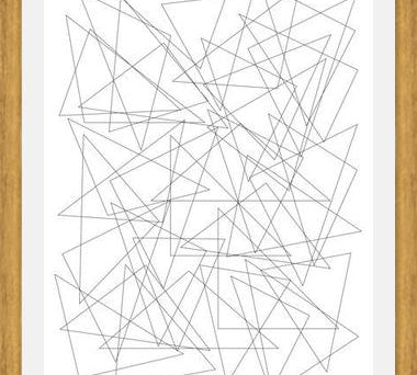 Cuadro Composición de Triângulos