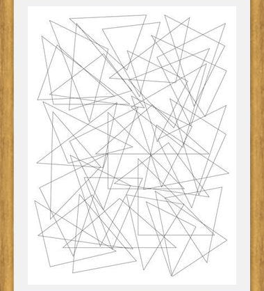Cuadro Composición de Triângulos