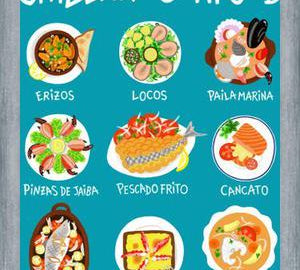 Cuadro Chilean Seafood