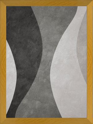 Cuadro Colección Ondas - Negro Y Blanco