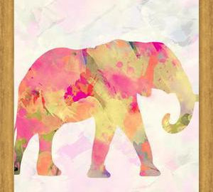 Cuadro Abstract Elephant