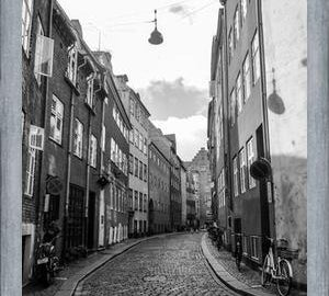 Cuadro Streets of Kopenhagen BW