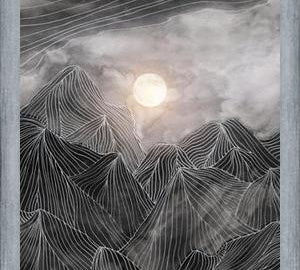 Cuadro Lines in the mountains VIII