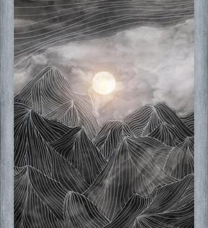 Cuadro Lines in the mountains VIII