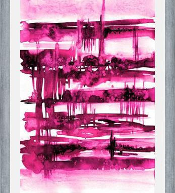 Cuadro UNDERLYING CONNECTION - HOT PINK