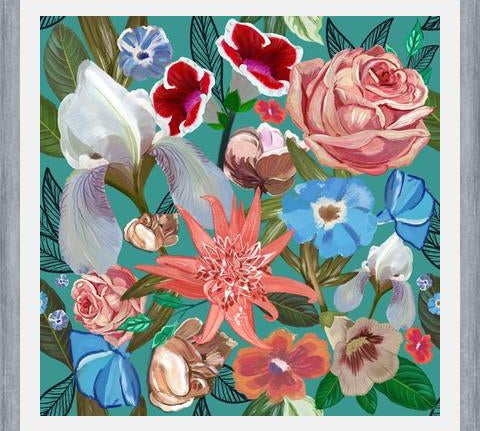 Cuadro Heirloom floral art bouquet