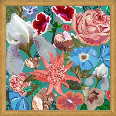 Cuadro Heirloom floral art bouquet