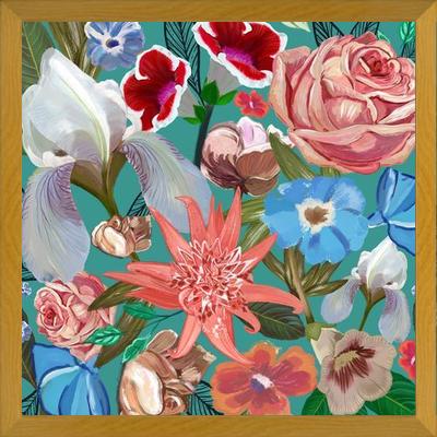 Cuadro Heirloom floral art bouquet