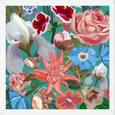 Cuadro Heirloom floral art bouquet