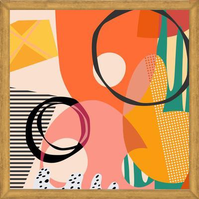 Cuadro Meeting of Shapes and Patterns