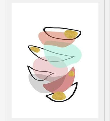 Cuadro Modern minimal forms 15