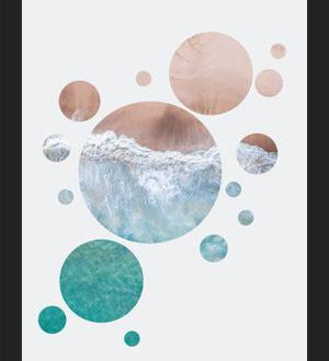 Cuadro Ocean Planets