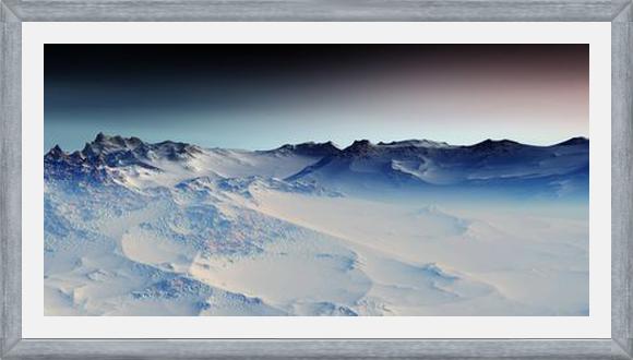 Cuadro Snowy Mountains