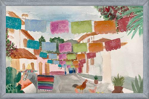 Cuadro Mural Pueblo Mexicano