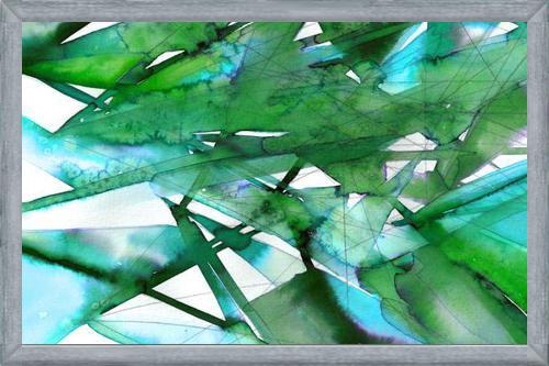 Cuadro GUIDING LIGHTS 4, GREEN AQUA