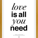 Cuadro The Beatles - Love is all you Need White