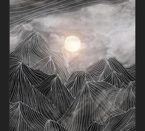 Cuadro Lines in the mountains VIII