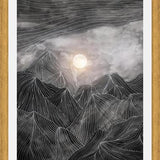 Cuadro Lines in the mountains VIII