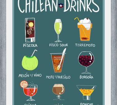 Cuadro Chilean Drinks