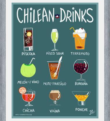 Cuadro Chilean Drinks