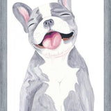 Cuadro Bulldog Frances Gris