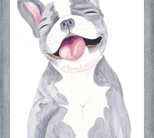 Cuadro Bulldog Frances Gris