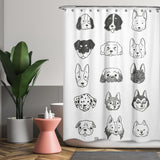 Cortina de Baño Doggys