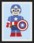 Cuadro Capitán América Toy