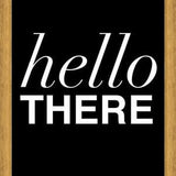 Cuadro Hello There Black