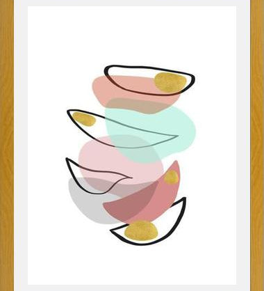 Cuadro Modern minimal forms 15
